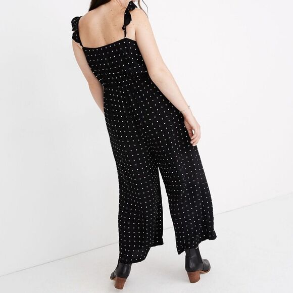 Madewell Ruffle-Front Wrap Jumpsuit - Picture 4 of 12